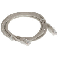 Patchcord RJ45/6/1.5-GREY kat.6 szary 1.5m