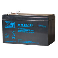 Akumulator MW 12-12L AGM 12V 12Ah MW Power