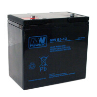 Akumulator MW 55-12 AGM 12V 55Ah MW Power
