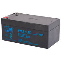 Akumulator MW 3.4-12 AGM 12V 3,4Ah MW Power
