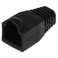 Osłona wtyku RJ45/WP-C czarna