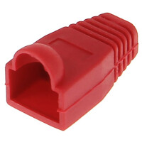 Osłona wtyku RJ45/WP-R czerwona