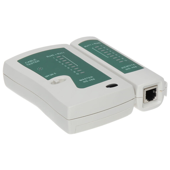 Tester sieci NS-468 do kabli RJ45, RJ12