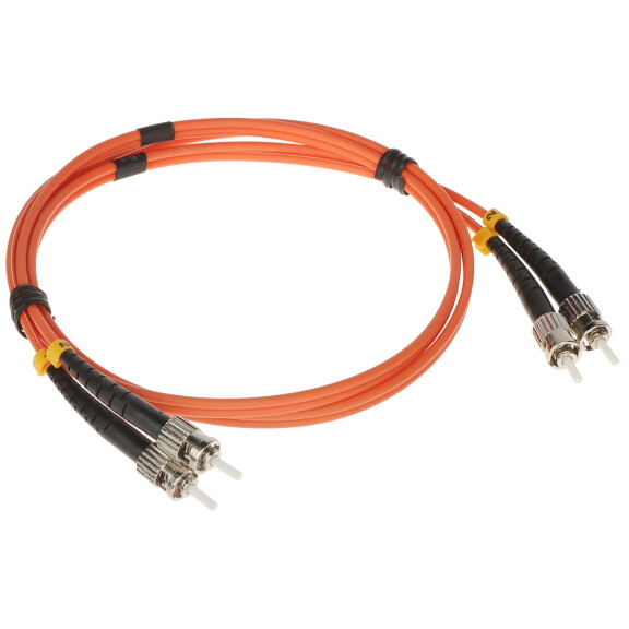 Patchcord wielomodowy duplex PC-2ST/2ST-MM 1m