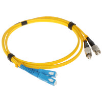 Patchcord jednomodowy duplex PC-2FC/2SC długość 1m