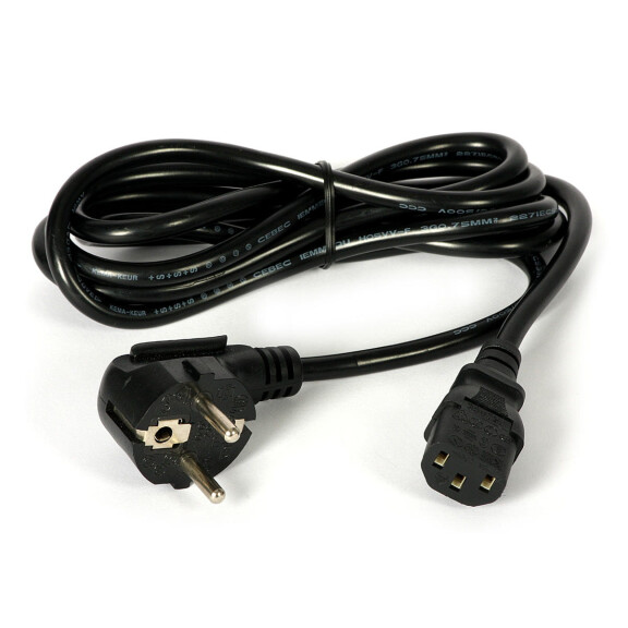 Kabel zasilający AC do komputera IEC320 1,5m