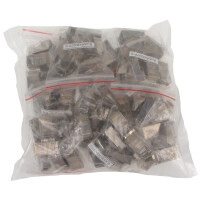 Wtyk ekranowany RJ45/EKRAN*P100 opakowanie 100szt.