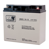 Akumulator MWS 18-12 AGM 12V/18AH-MWS