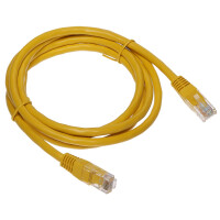 Patchcord RJ45/6/1.5-YELLOW kat.6 żółty 1.5 m