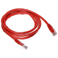 Patchcord RJ45/6/1.5-RED kat.6 czerwony 1.5m