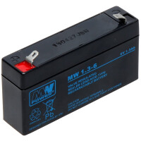 Akumulator MW 1.3-6 AGM 6V/1.3AH-MW