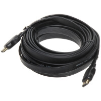 Kabel HDMI-7.0-FL płaski wtyki proste 7m v1.4