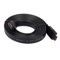 Kabel HDMI-2.0-FL płaski wtyki proste 2m v1.4