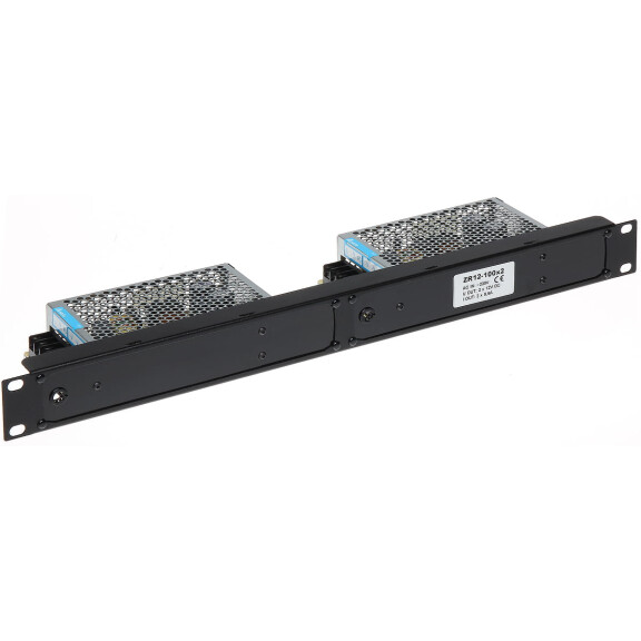 Zasilacz ZR12-100X2 2x12V DC / 2x 8.5A rack 19"