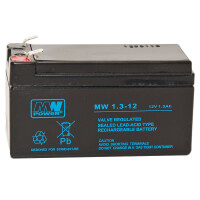 Akumulator MW 1.3-12 AGM 12V/1.3AH-MW