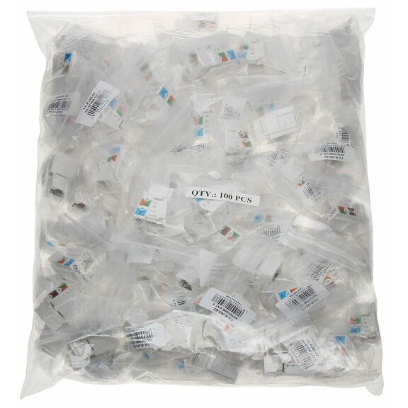 Złącze keystone FX-RJ45-62*P100 opakowanie 100 szt