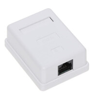 Gniazdo natynkowe RJ45-G2 pojedyncze kat.5e