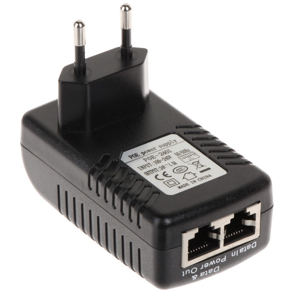 Zasilacz wtyczkowy 24V/1A/POE
