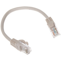 Patchcord RJ45/0.2-GREY kat.5e szary 0.2m