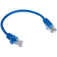 Patchcord RJ45/0.2-BLUE kat.5e niebieski 0.2m