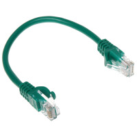 Patchcord RJ45/0.2-GREEN kat.5e zielony 0.2m