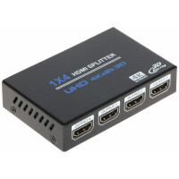 Rozgałęźnik 1 na 4 HDMI HDMI-SP-1/4KF
