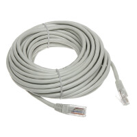 Patchcord RJ45/10-GREY kat.5e UTP szary 10m