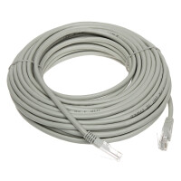 Patchcord RJ45/15-GREY UTP kat.5e szary 15m