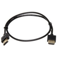 Kabel HDMI-0.5/SLIM wtyki proste 0.5m v1.4