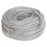 Patchcord RJ45/50-GREY UTP kat.5e szary 50m