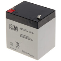 Akumulator MWS 5-12 AGM 12V/5AH-MWS