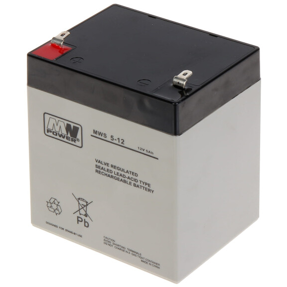 Akumulator MWS 5-12 AGM 12V/5AH-MWS