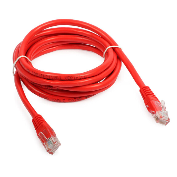 Patchcord RJ45/2.0-RED kat.5e czerwony 2.0m