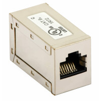 Łącznik RJ45-G/RJ45-G/6A ekranowany kat.6A