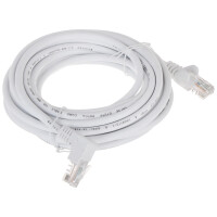 Patchcord RJ45/5.0-PK/W biały kat.5e 5.0m