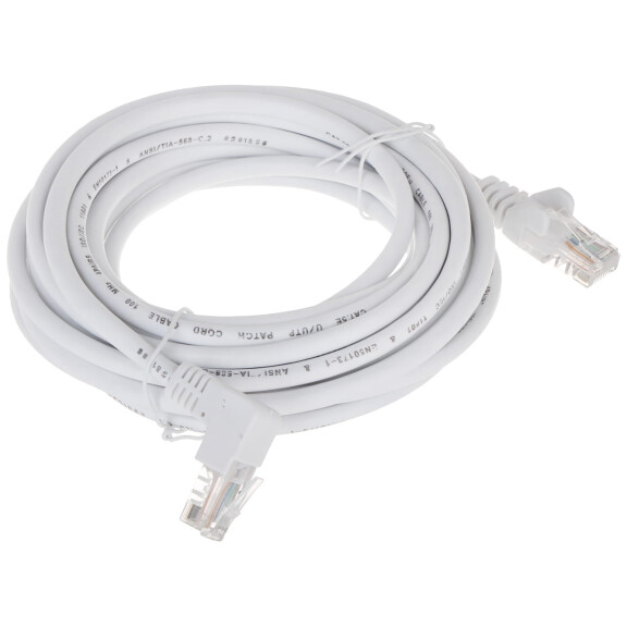 Patchcord RJ45/5.0-PK/W biały kat.5e 5.0m
