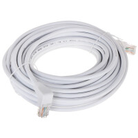 Patchcord RJ45/10-PK/W biały kat.5e 10m