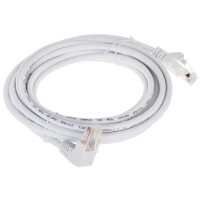 Patchcord RJ45/3.0-PK/W biały kat.5e 3.0m