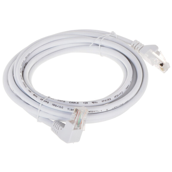Patchcord RJ45/3.0-PK/W biały kat.5e 3.0m