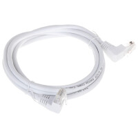 Patchcord RJ45/2.0-KK/W biały kat.5e 2.0m