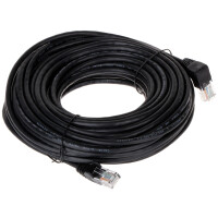 Patchcord RJ45/15-PK/B czarny kat.5e 15m