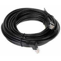 Patchcord RJ45/10-PK/B czarny kat.5e 10m