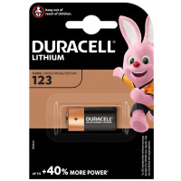 Bateria litowa 3V CR123A DURACELL