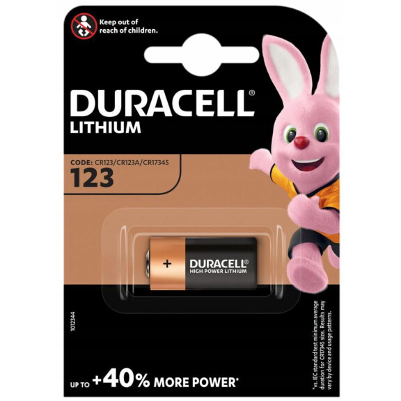 Bateria litowa 3V CR123A DURACELL