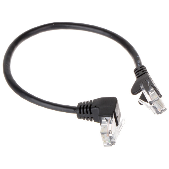 Patchcord RJ45/0.25-PK/B czarny kat.5e 0.25m