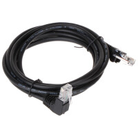 Patchcord RJ45/2.0-PK/B czarny kat.5e 2.0m