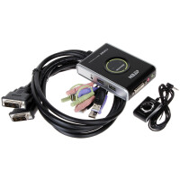 Przełącznik KVM 2x DVI + USB CS-682