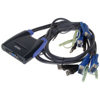 Przełącznik KVM 4x VGA + USB CS-64US