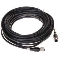 Przewód Gniazdo M12 - Wtyk M12 4-pin 12m Dahua