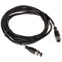 Przewód Gniazdo M12 - Wtyk M12 4-pin 3m Dahua